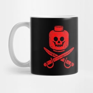 Dead Bricks Tell No Tales RED Mug